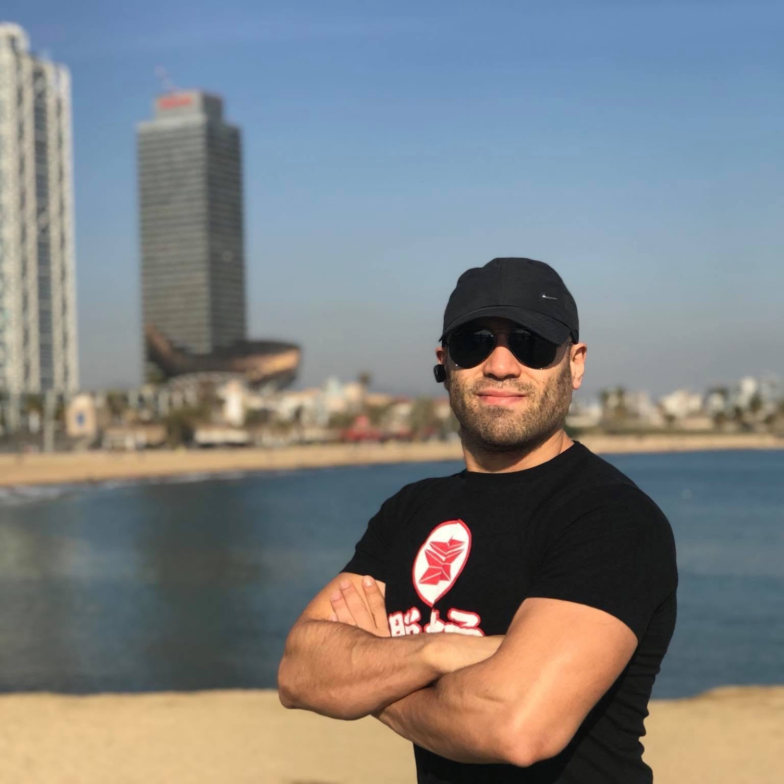 Otman, Captain Burpee, coaching on the Tenerife coast